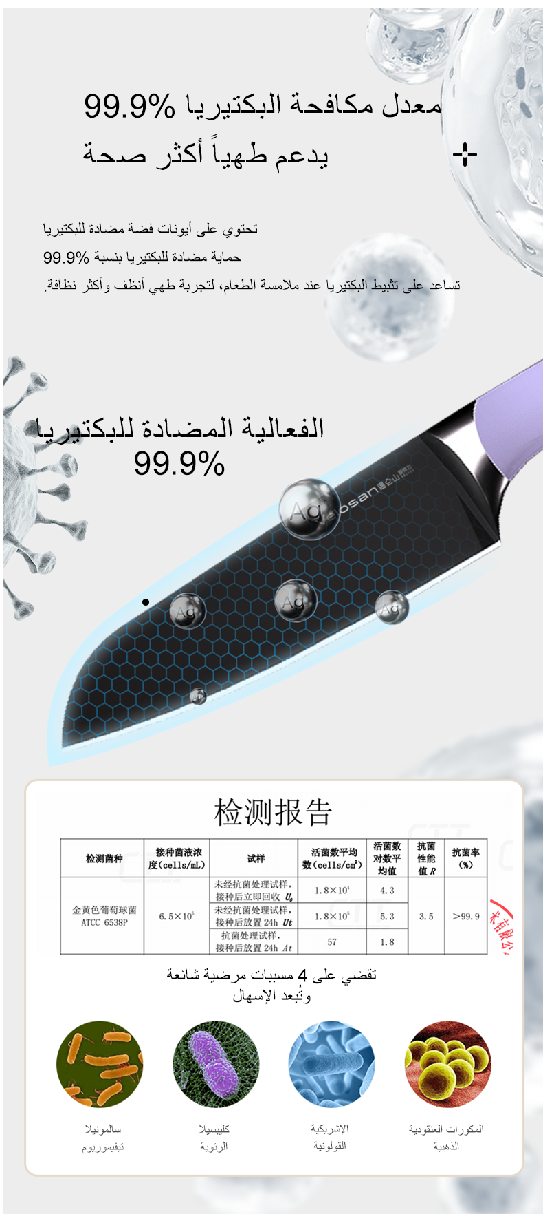 فيلوسان — طقم سكاكين سلسلة الحصى