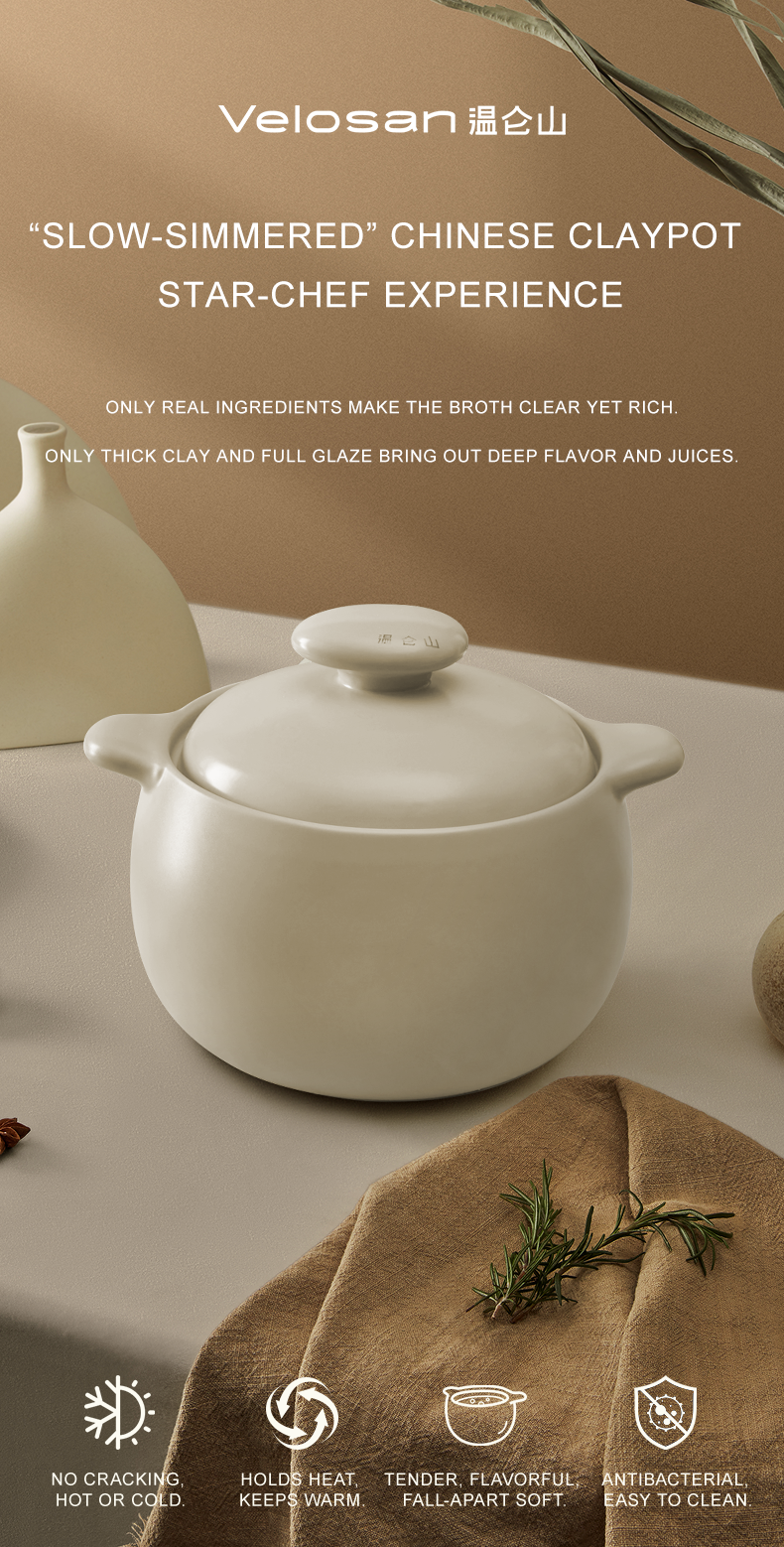 VELOSAN Pebble Series 4.5 L Casserole