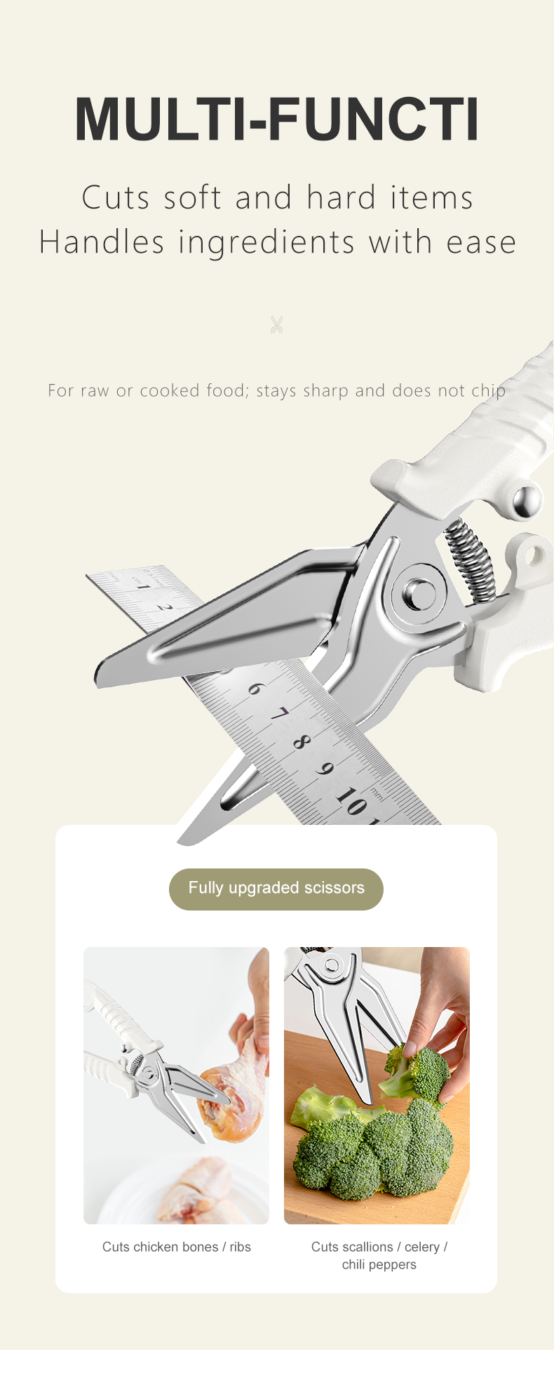 VELOSAN Multifunction Kitchen Scissors