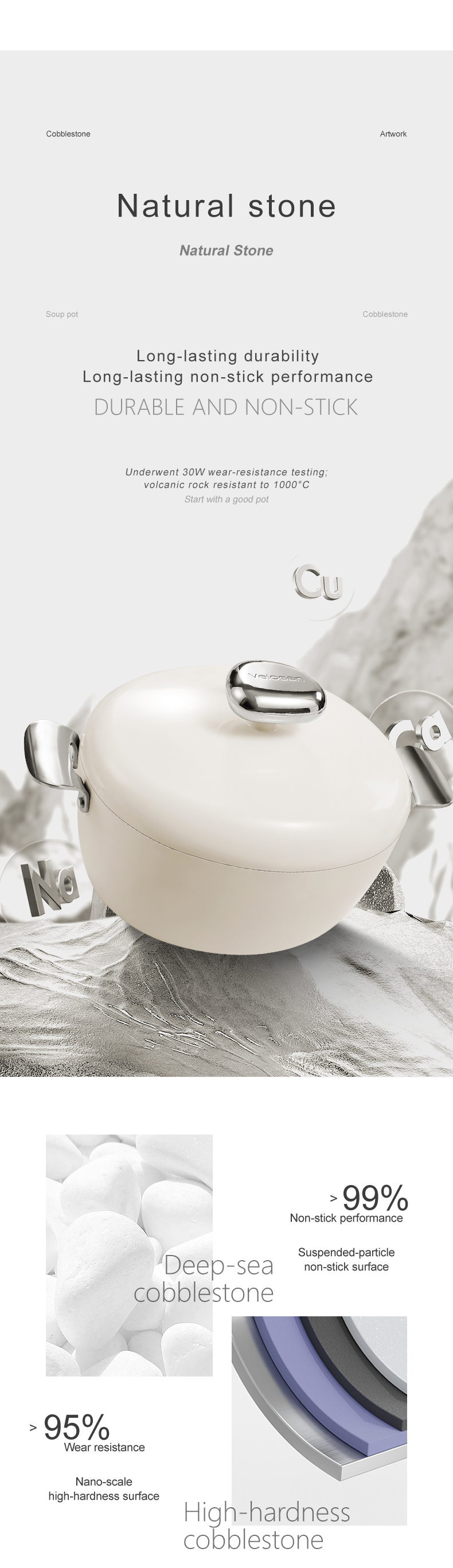 VELOSAN 24 cm Cast-Aluminum Casserole